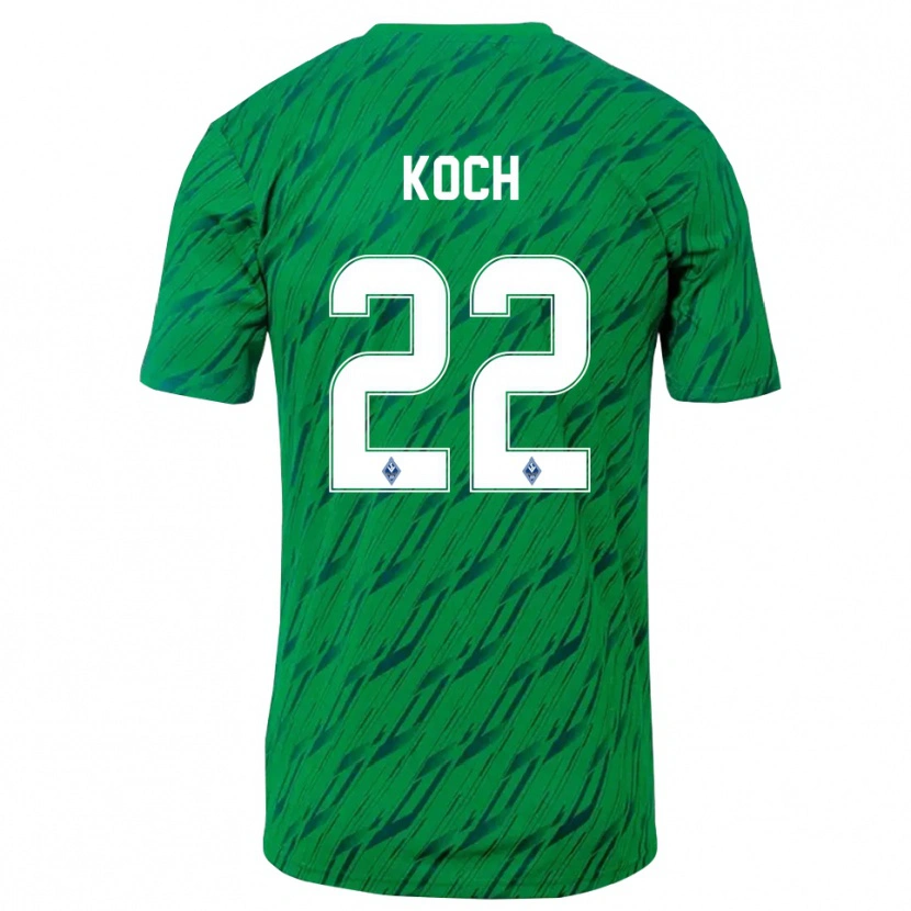 Danxen Herren Nico Koch #22 Trikot Grün Weiß Torwarttrikot 2025/26 Österreich