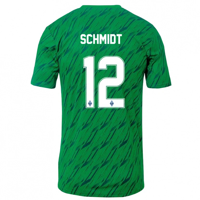 Danxen Herren Niclas Schmidt #12 Trikot Grün Weiß Torwarttrikot 2025/26 Österreich