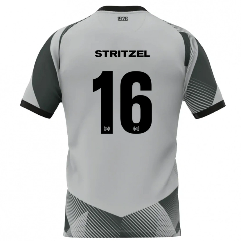 Danxen Herren Florian Stritzel #16 Trikot Hellgrau Weiß Torwarttrikot 2025/26 Österreich