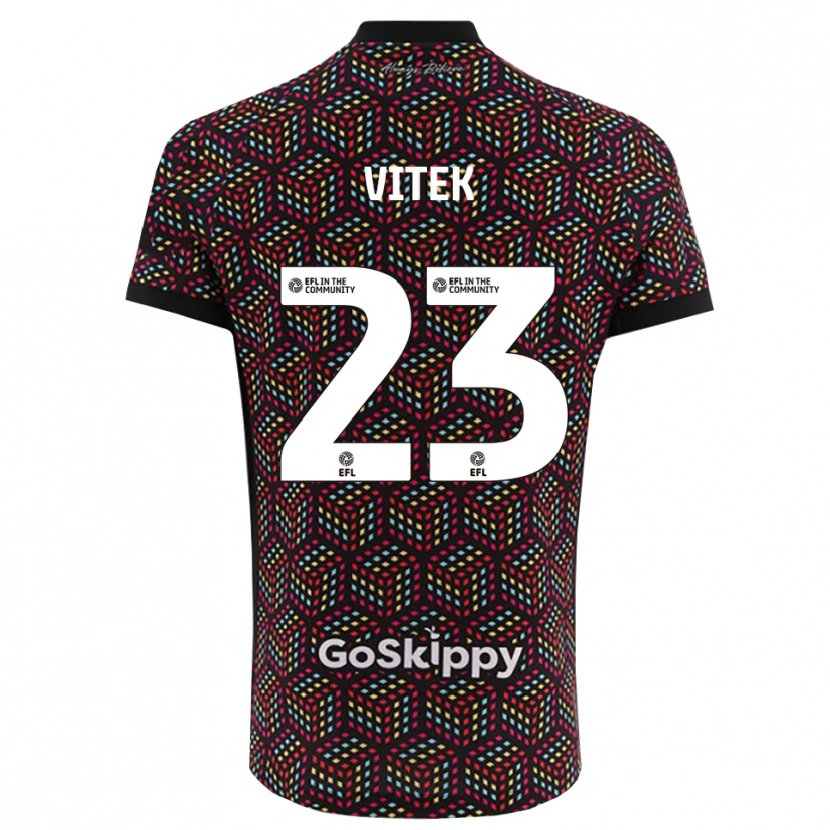 Danxen Herren Radek Vítek #23 Trikot Schwarz Weiß Torwarttrikot 2025/26 Österreich