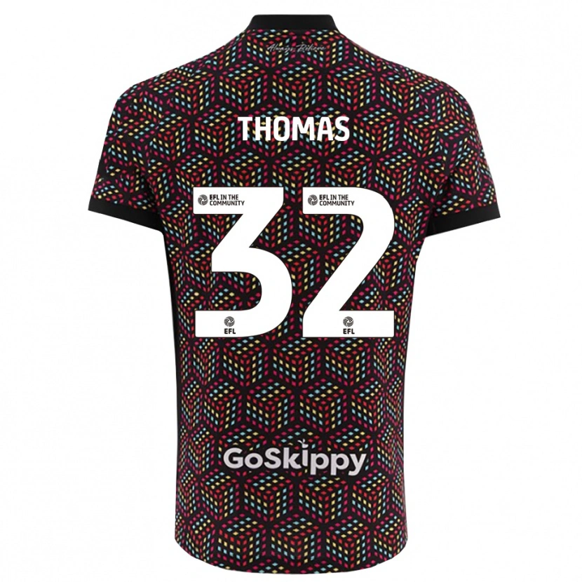 Danxen Herren Lewis Thomas #32 Trikot Schwarz Weiß Torwarttrikot 2025/26 Österreich