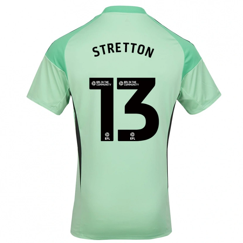 Danxen Herren Leo Stretton #13 Trikot Hellgrün Schwarz Torwarttrikot 2025/26 Österreich
