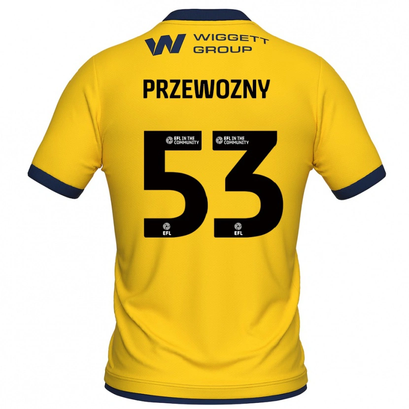 Danxen Herren Jakub Przewozny #53 Trikot Gelb Schwarz Torwarttrikot 2025/26 Österreich