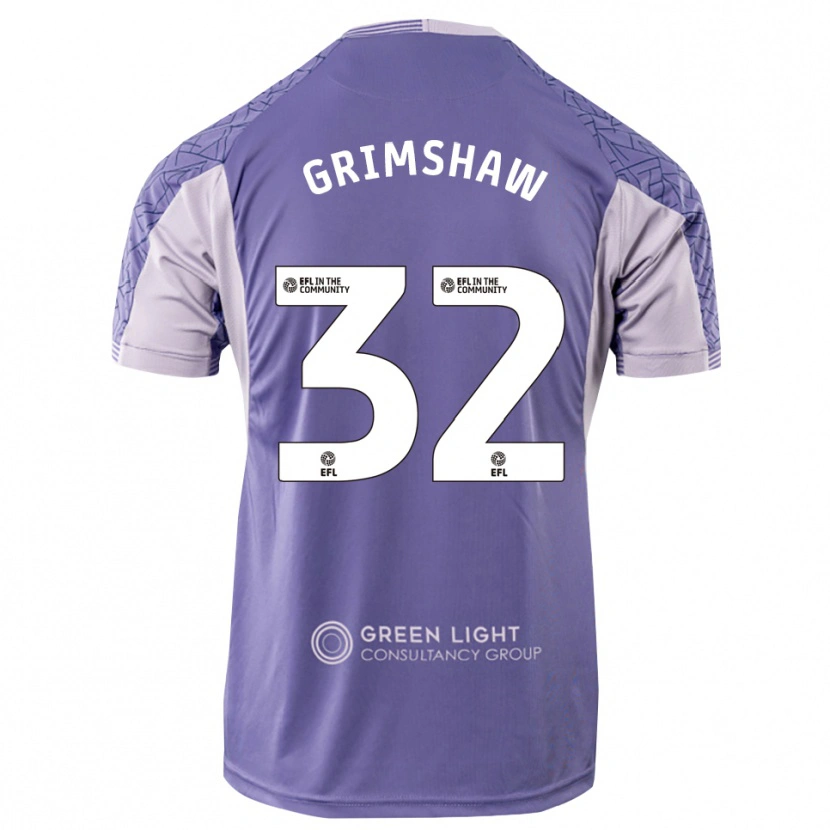 Danxen Herren Daniel Grimshaw #32 Trikot Hellviolett Torwarttrikot 2025/26 Österreich