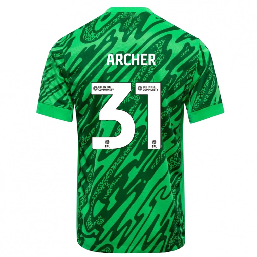 Danxen Herren Jordan Archer #31 Trikot Waldgrün Torwarttrikot 2025/26 Österreich
