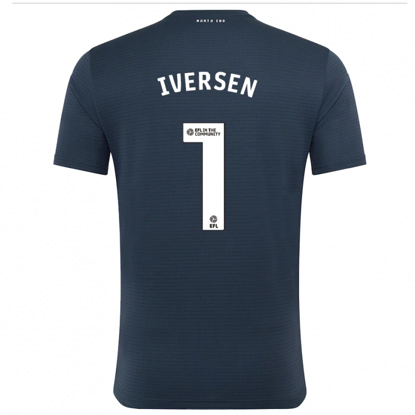 Danxen Herren Daniel Iversen #1 Trikot Schwarz Weiß Torwarttrikot 2025/26 Österreich
