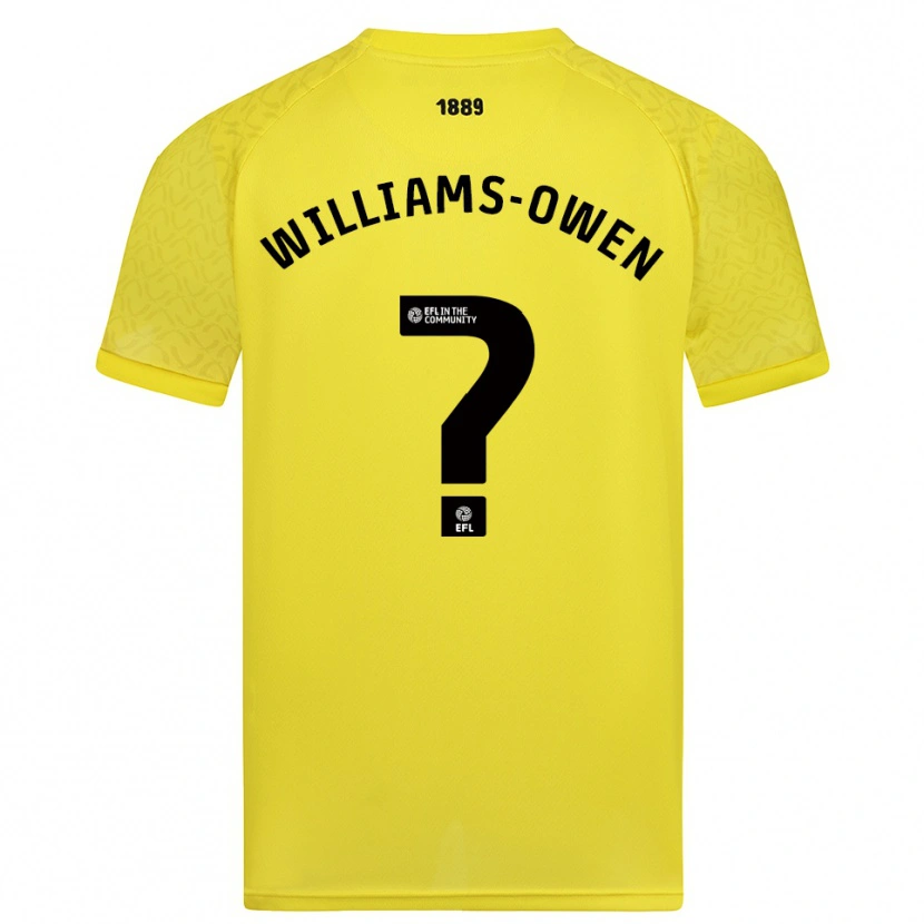 Danxen Herren Brooke Williams-Owen #0 Trikot Gelb Schwarz Torwarttrikot 2025/26 Österreich