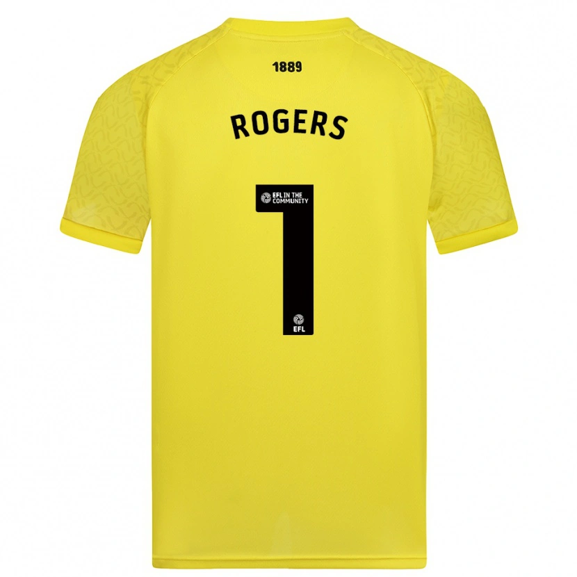 Danxen Herren Sian Rogers #1 Trikot Gelb Schwarz Torwarttrikot 2025/26 Österreich