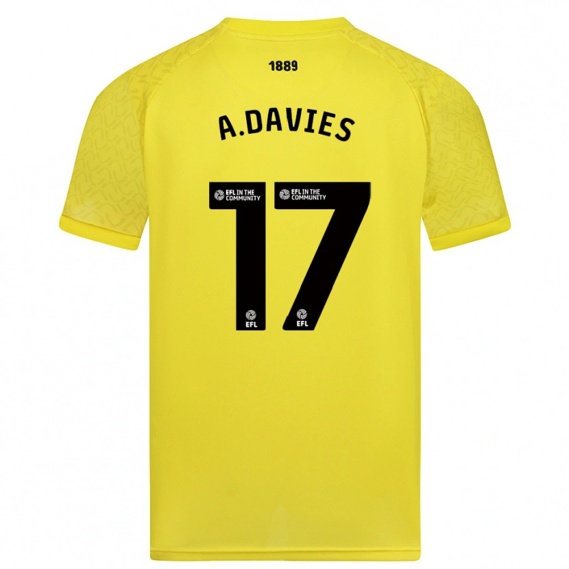 Danxen Herren Adam Davies #17 Trikot Gelb Schwarz Torwarttrikot 2025/26 Österreich