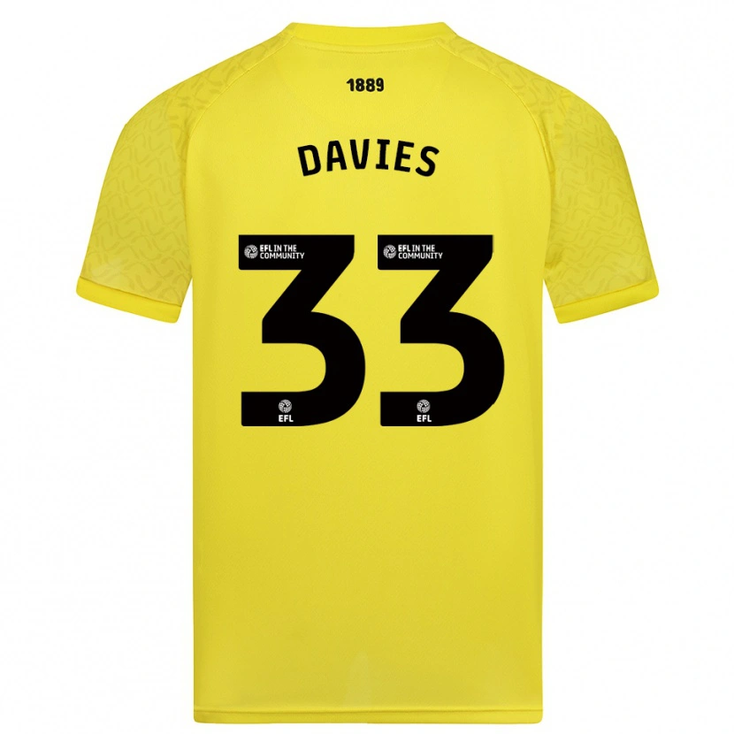 Danxen Herren Bethan Davies #33 Trikot Gelb Schwarz Torwarttrikot 2025/26 Österreich