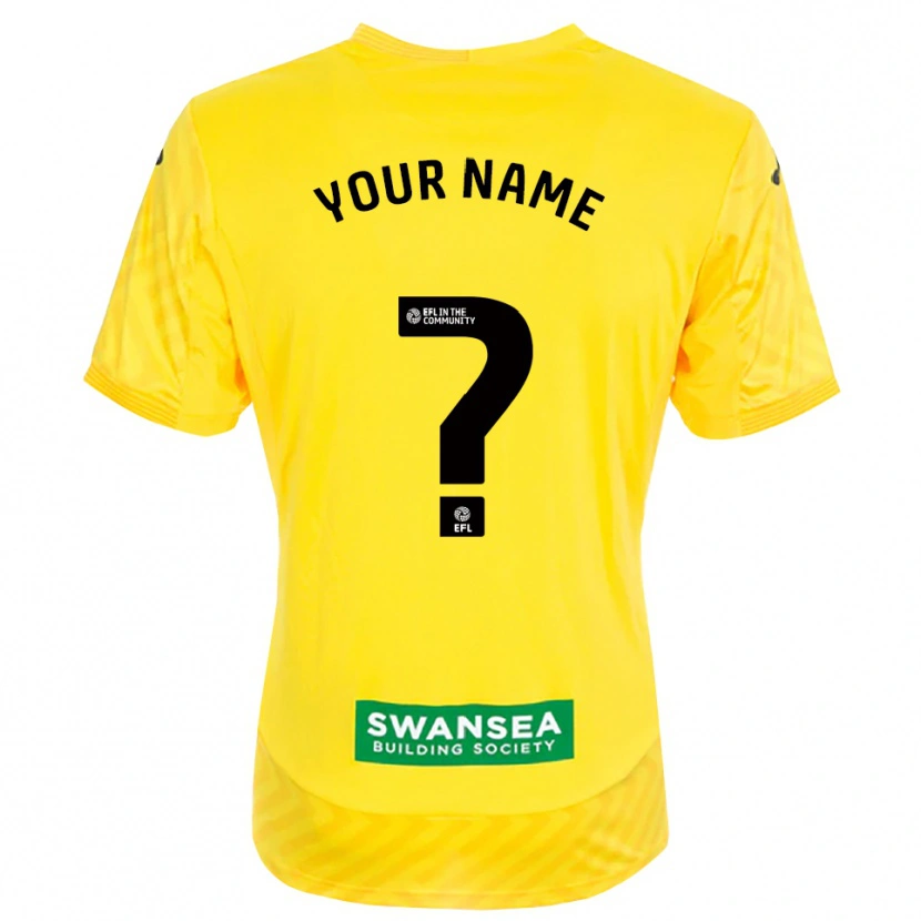 Danxen Herren Swansea City Trikot Gelb Schwarz Torwarttrikot 2025/26 Österreich