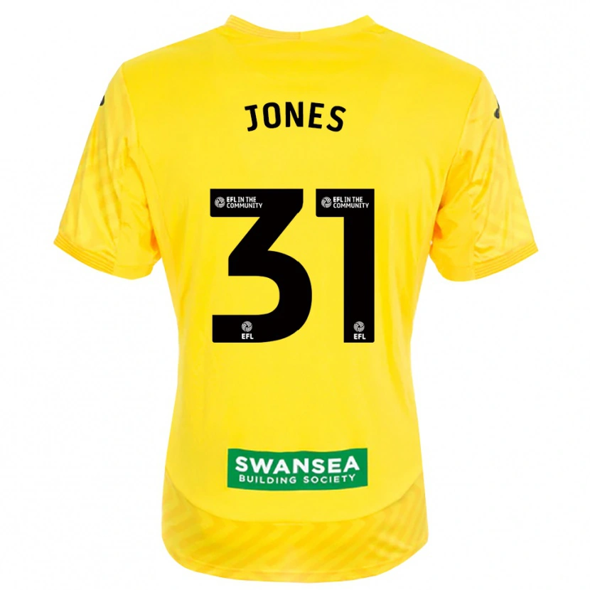 Danxen Herren Verity Jones #31 Trikot Gelb Schwarz Torwarttrikot 2025/26 Österreich