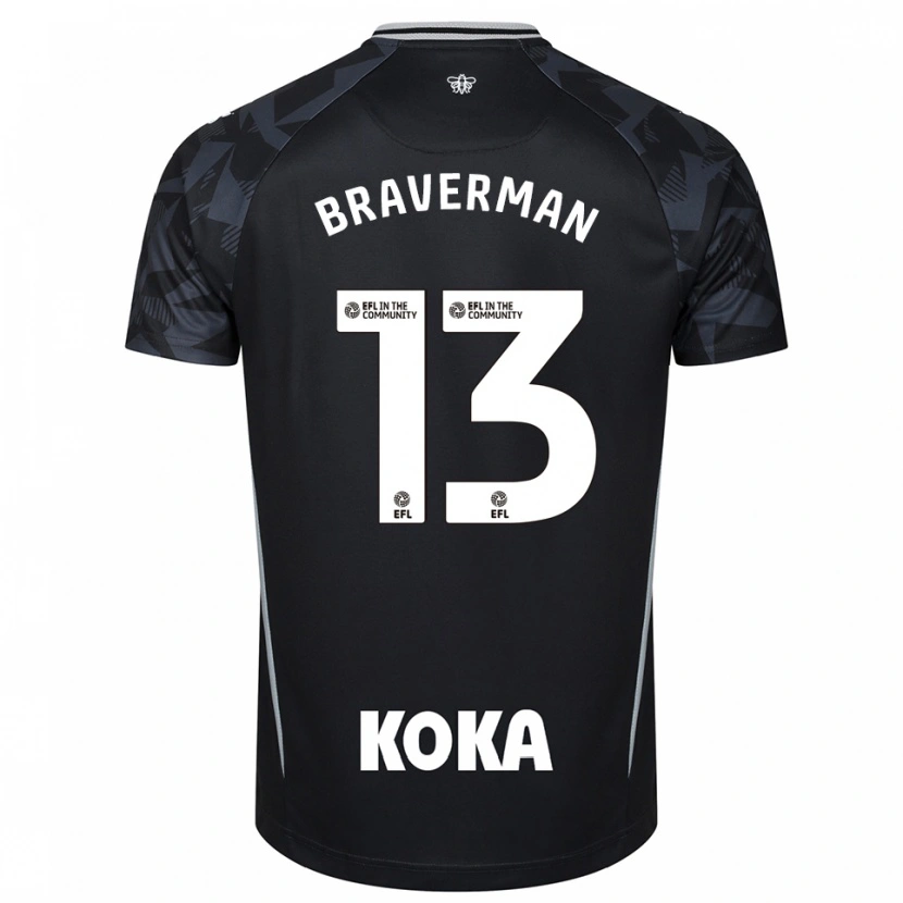 Danxen Herren Zack Braverman #13 Trikot Schwarz Blau Torwarttrikot 2025/26 Österreich