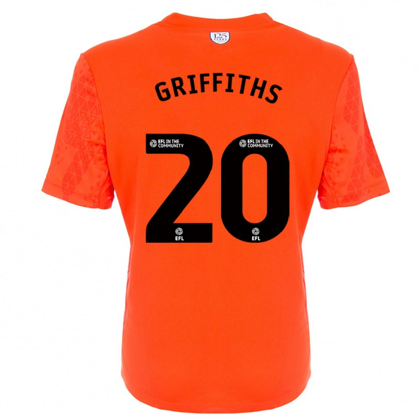 Danxen Herren Josh Griffiths #20 Trikot Orange Schwarz Torwarttrikot 2025/26 Österreich