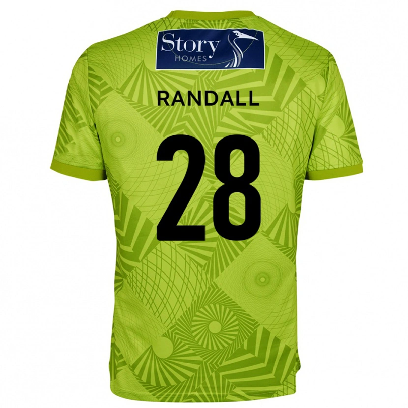 Danxen Herren Thomas Randall #28 Trikot Gelb Grün Torwarttrikot 2025/26 Österreich
