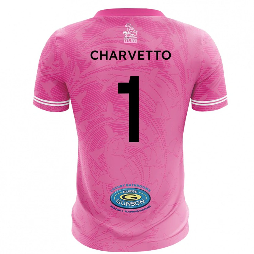 Danxen Herren Michael Charvetto #1 Trikot Pink Weiß Torwarttrikot 2025/26 Österreich