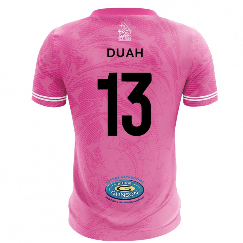 Danxen Herren Enos Duah #13 Trikot Pink Weiß Torwarttrikot 2025/26 Österreich