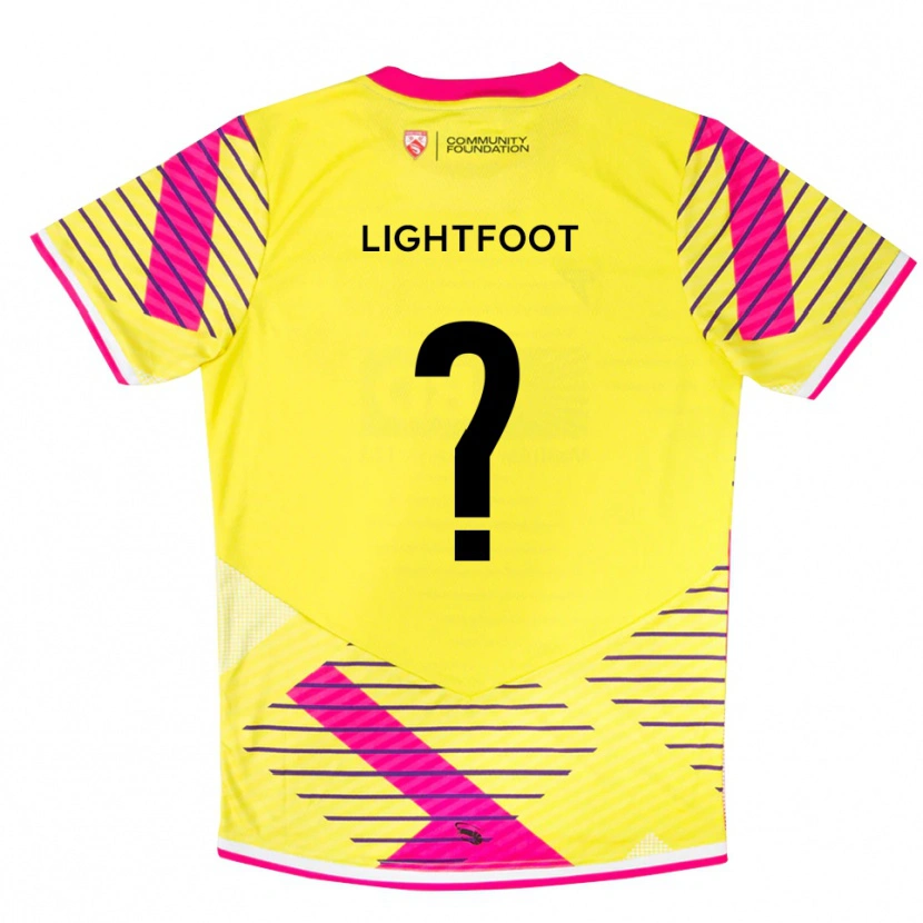 Danxen Herren Erin Lightfoot #0 Trikot Gelb Pink Torwarttrikot 2025/26 Österreich