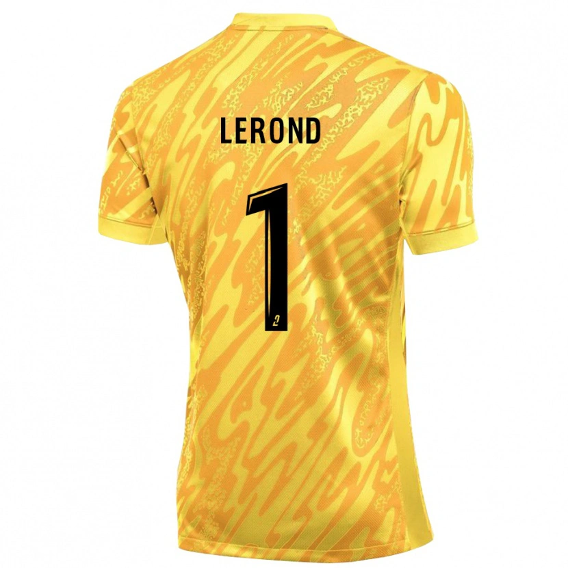 Danxen Herren Justine Lerond #1 Trikot Orange Gelb Torwarttrikot 2025/26 Österreich