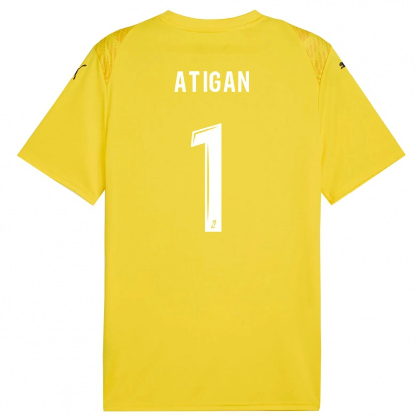 Danxen Herren Aydin Atigan #1 Trikot Gelb Weiß Torwarttrikot 2025/26 Österreich