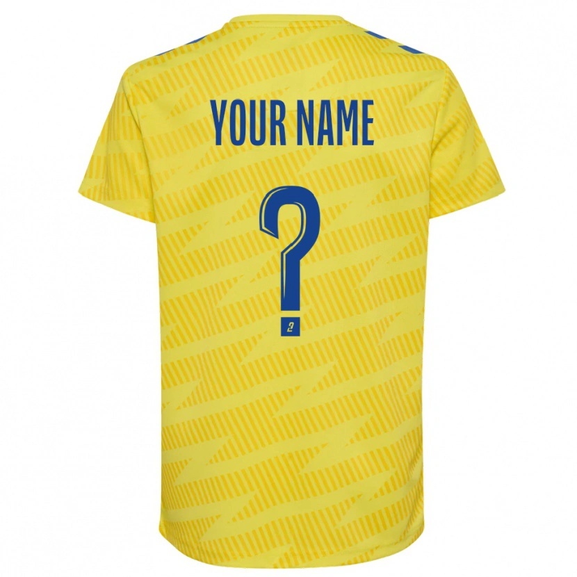 Danxen Herren AS Saint-Étienne Trikot Gelb Blau Torwarttrikot 2025/26 Österreich