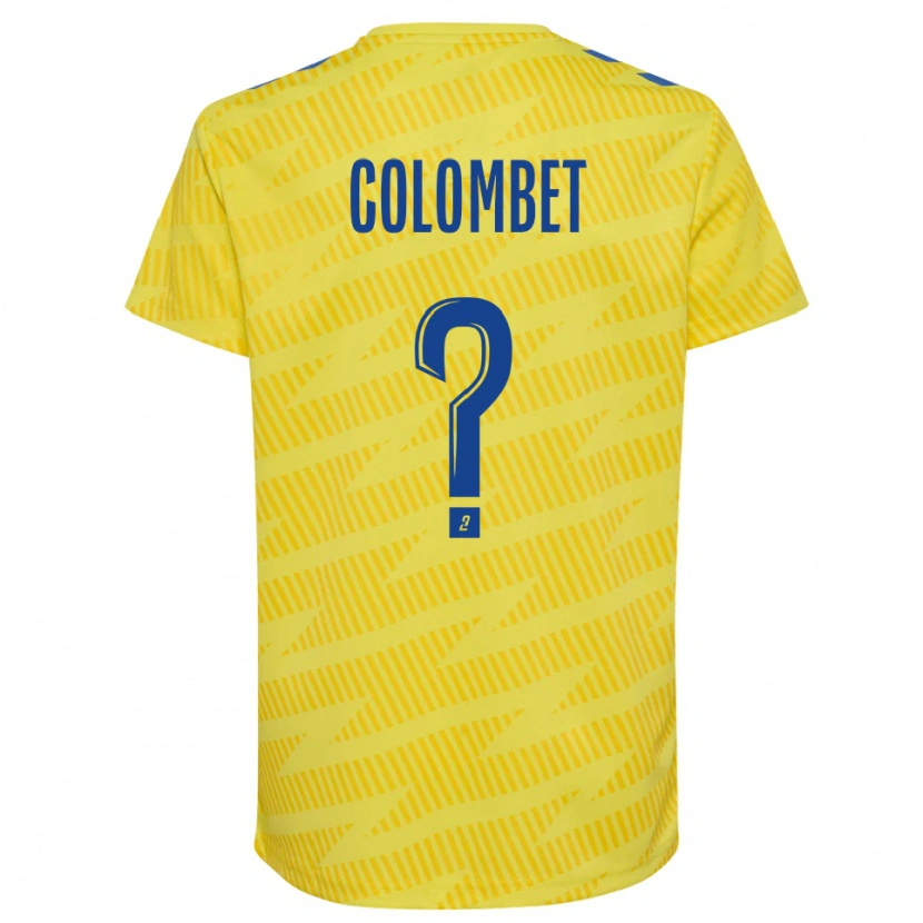 Danxen Herren Alexis Colombet #0 Trikot Gelb Blau Torwarttrikot 2025/26 Österreich