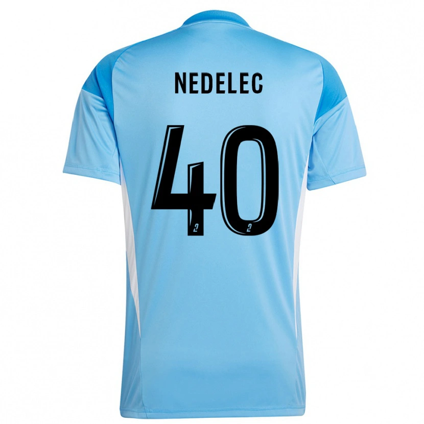 Danxen Herren Aymerick Nedelec #40 Trikot Himmelblau Weiß Torwarttrikot 2025/26 Österreich