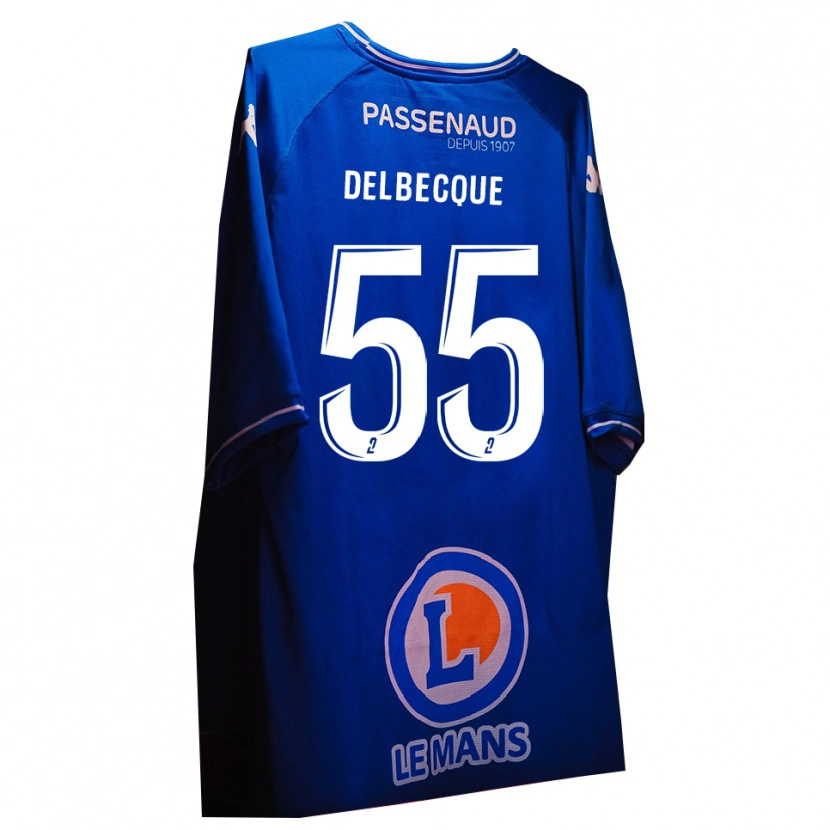 Danxen Herren Augustin Delbecque #55 Trikot Königsblau Weiß Torwarttrikot 2025/26 Österreich