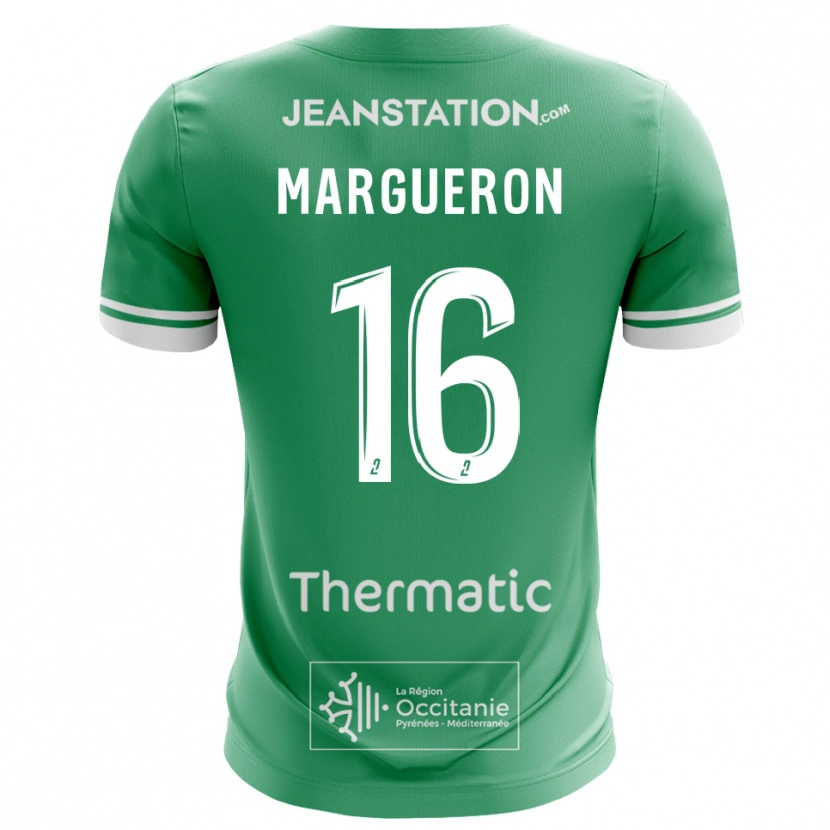 Danxen Herren Lucas Margueron #16 Trikot Grün Weiß Torwarttrikot 2025/26 Österreich