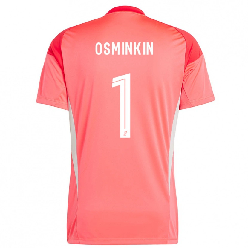 Danxen Herren Vitaliy Osminkin #1 Trikot Orange Rot Weiß Torwarttrikot 2025/26 Österreich