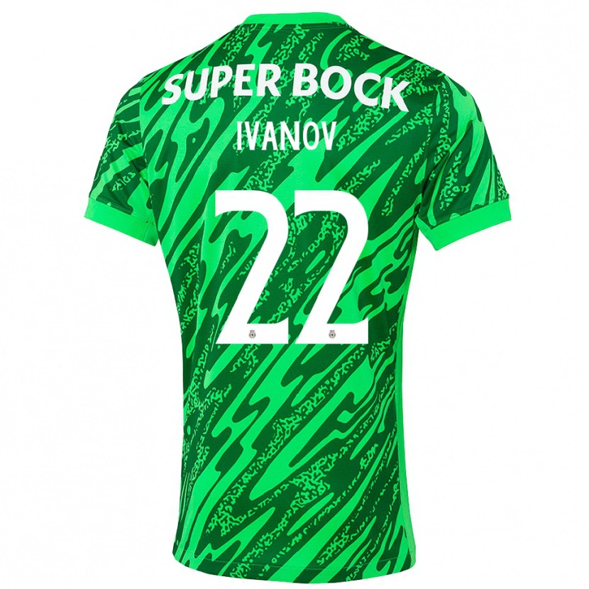 Danxen Herren David Ivanov #22 Trikot Grün Weiß Torwarttrikot 2025/26 Österreich
