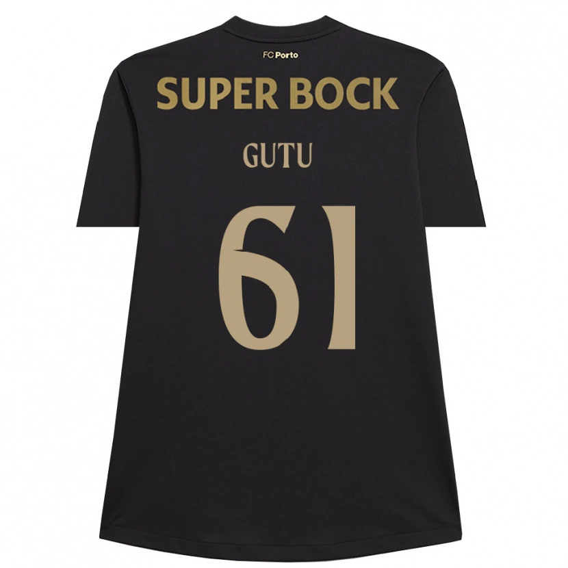 Danxen Herren Denis Gutu #61 Trikot Schwarz Braun Torwarttrikot 2025/26 Österreich