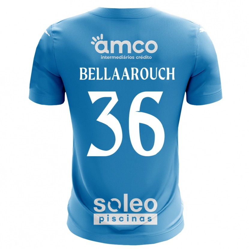 Danxen Herren Alaa Bellaarouch #36 Trikot Blau Weiß Torwarttrikot 2025/26 Österreich