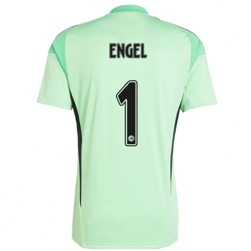 Danxen Herren Mark Engel #1 Trikot Hellgrün Schwarz Torwarttrikot 2025/26 Österreich