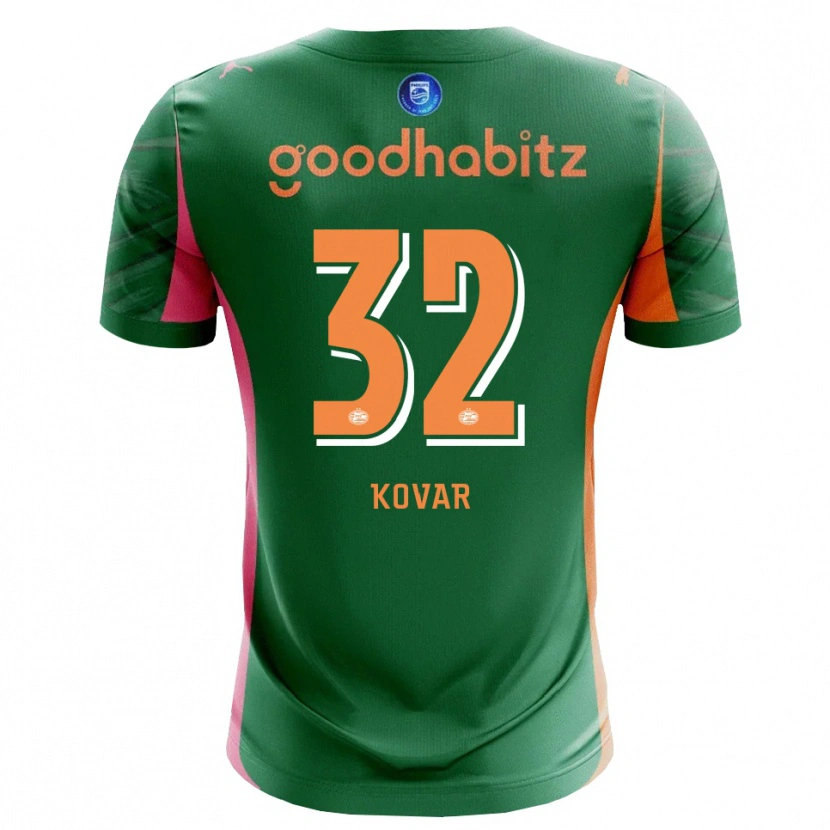 Danxen Herren Matej Kovar #32 Trikot Grün Orange Torwarttrikot 2025/26 Österreich