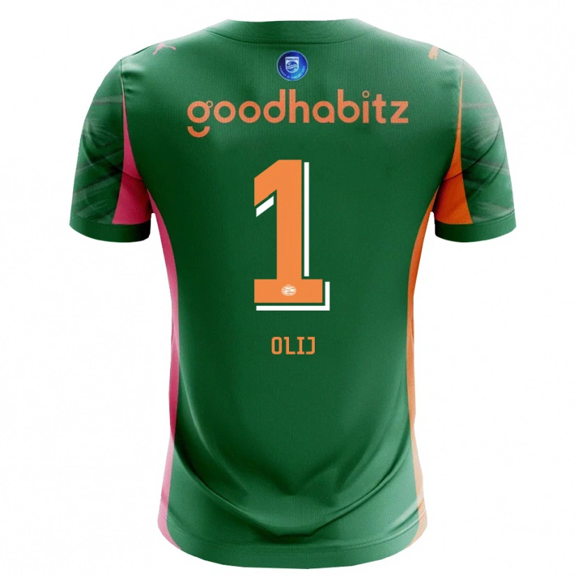 Danxen Herren Nick Olij #1 Trikot Grün Orange Torwarttrikot 2025/26 Österreich