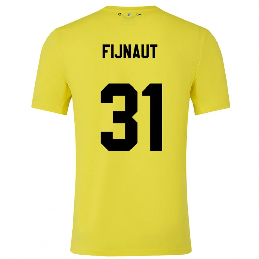 Danxen Herren Lucas Fijnaut #31 Trikot Gelb Schwarz Torwarttrikot 2025/26 Österreich