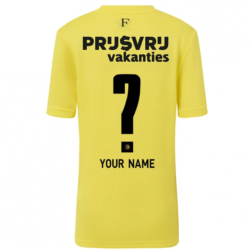 Danxen Herren Feyenoord Trikot Gelb Schwarz Torwarttrikot 2025/26 Österreich