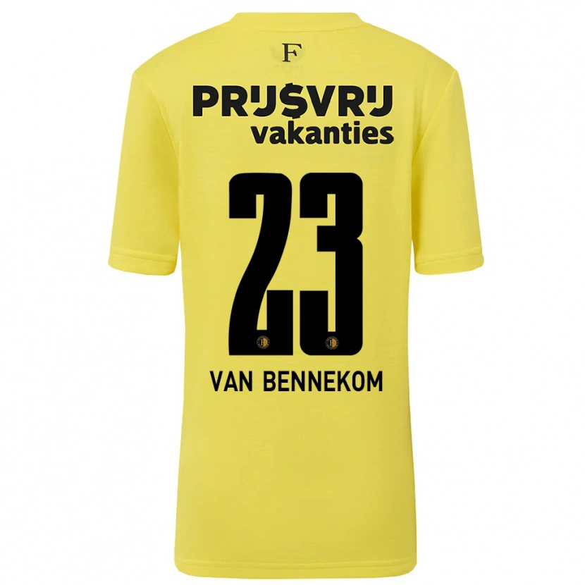 Danxen Herren Duron van Bennekom #23 Trikot Gelb Schwarz Torwarttrikot 2025/26 Österreich
