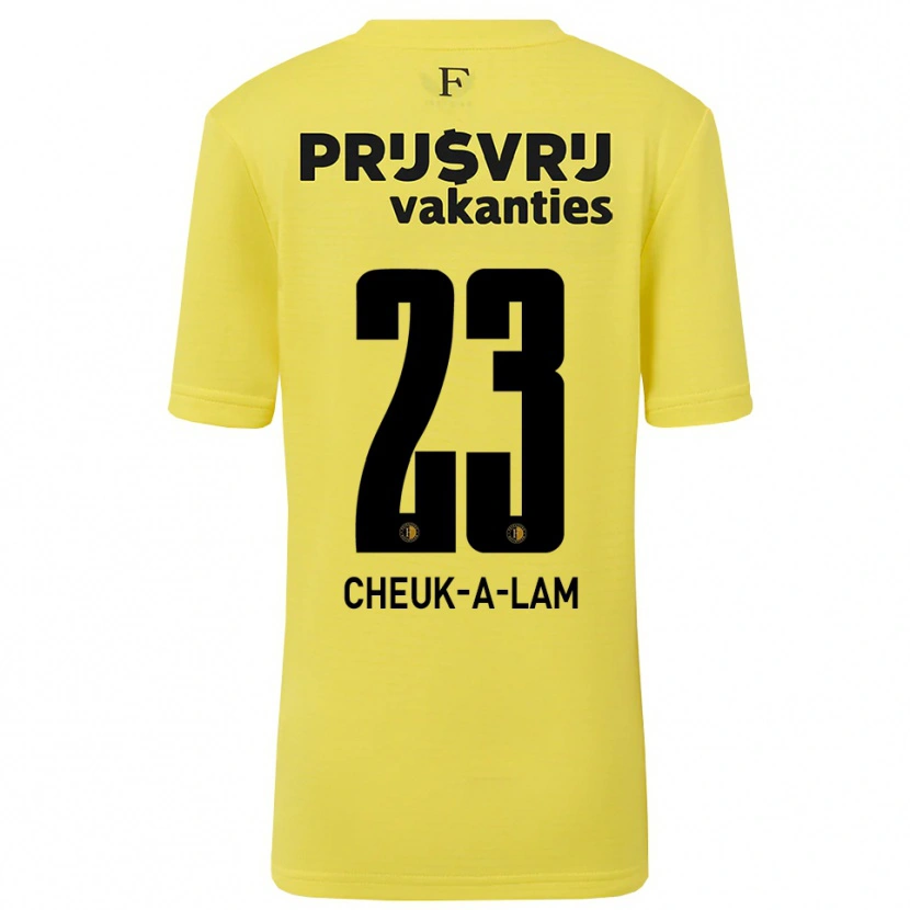 Danxen Herren Lee-Quincy Cheuk-A-Lam #23 Trikot Gelb Schwarz Torwarttrikot 2025/26 Österreich