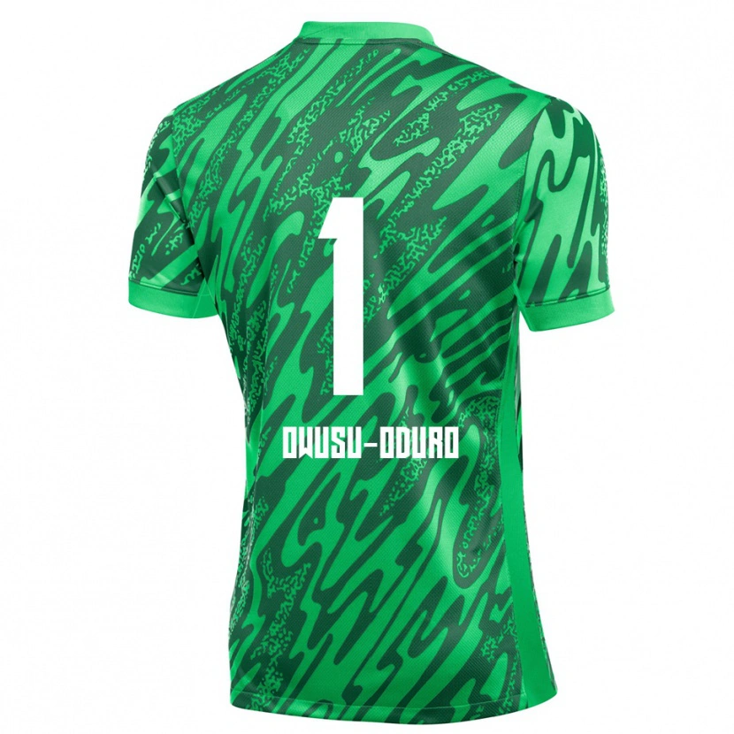 Danxen Herren Rome Jayden Owusu-Oduro #1 Trikot Grün Weiß Torwarttrikot 2025/26 Österreich