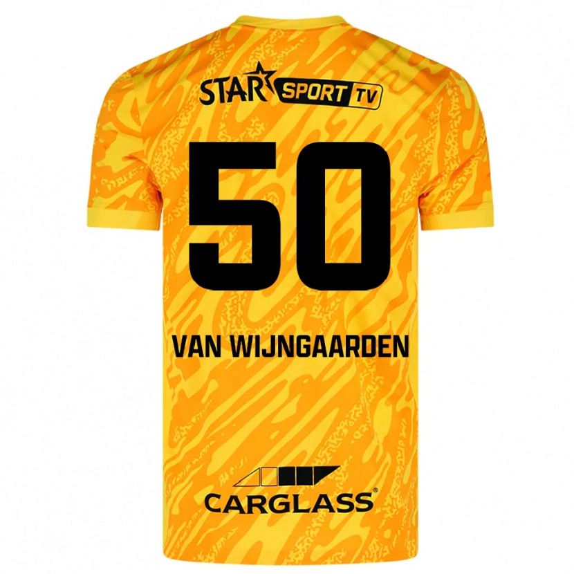Danxen Herren Maren Van Wijngaarden #50 Trikot Orange Gelb Schwarz Torwarttrikot 2025/26 Österreich