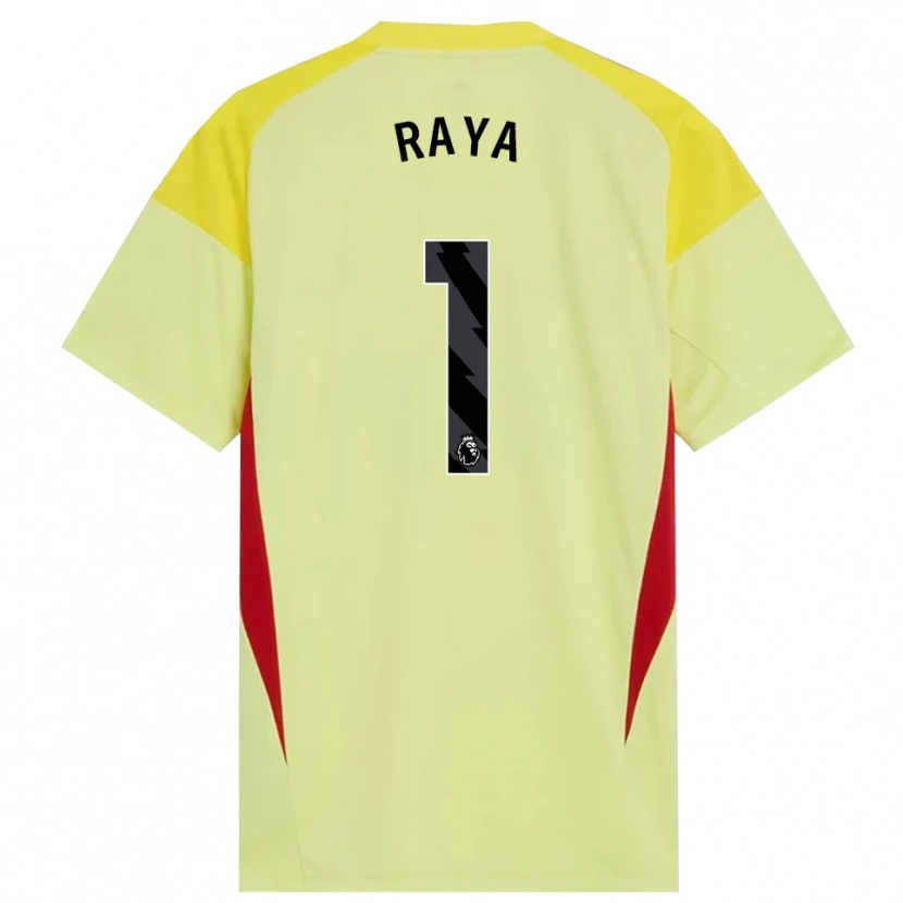 Danxen Herren David Raya #1 Trikot Gelb Rot Schwarz Torwarttrikot 2025/26 Österreich