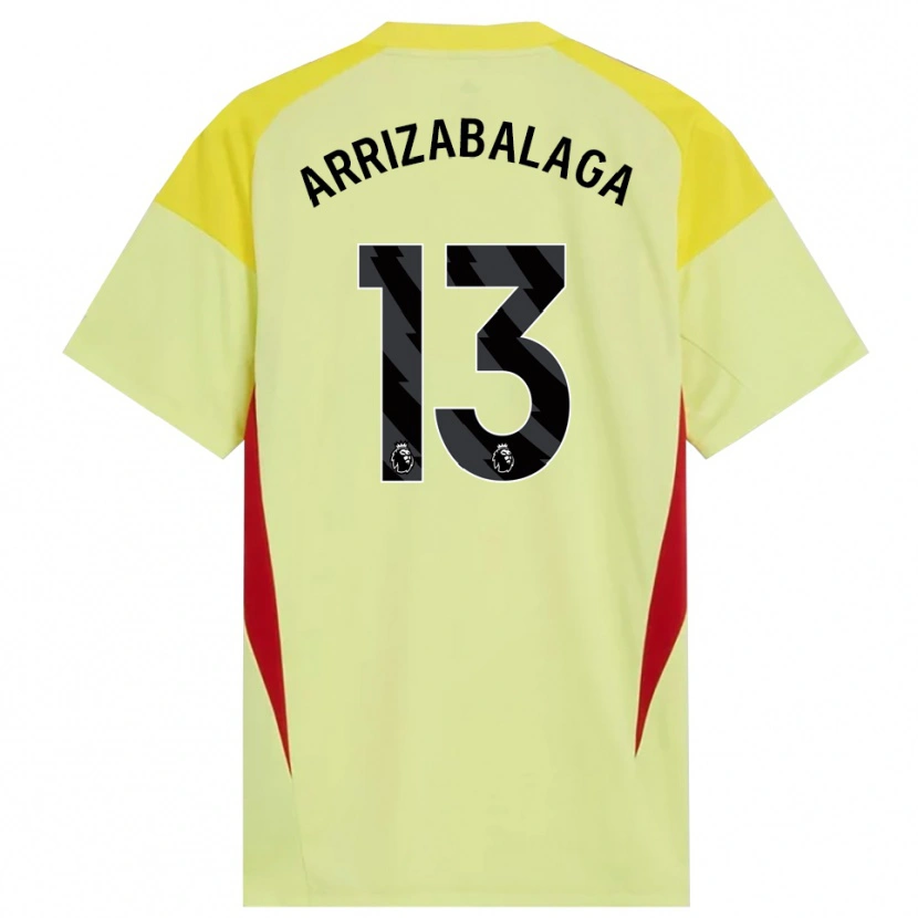 Danxen Herren Kepa Arrizabalaga #13 Trikot Gelb Rot Schwarz Torwarttrikot 2025/26 Österreich