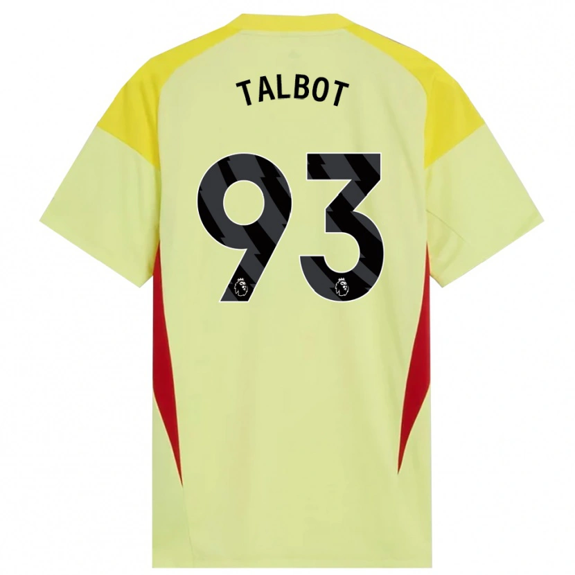 Danxen Herren Jack Talbot #93 Trikot Gelb Rot Schwarz Torwarttrikot 2025/26 Österreich