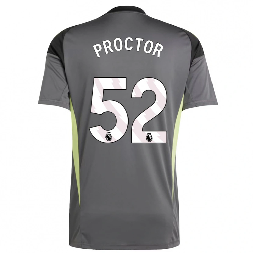 Danxen Herren Sam Proctor #52 Trikot Dunkelgrau Schwarz Torwarttrikot 2025/26 Österreich