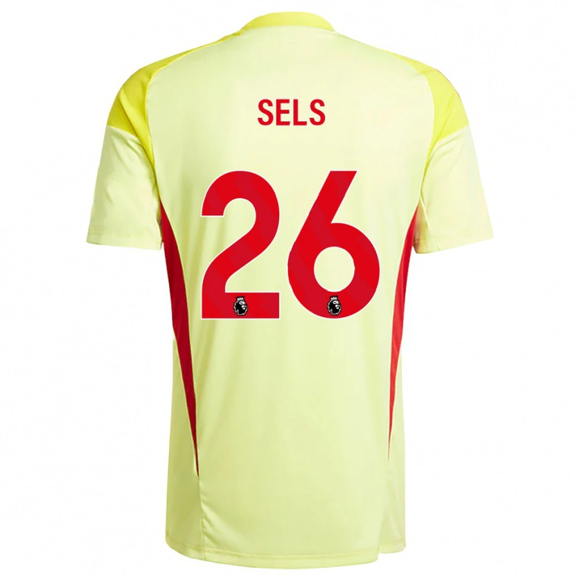 Danxen Herren Matz Sels #26 Trikot Hellgelb Orange Torwarttrikot 2025/26 Österreich