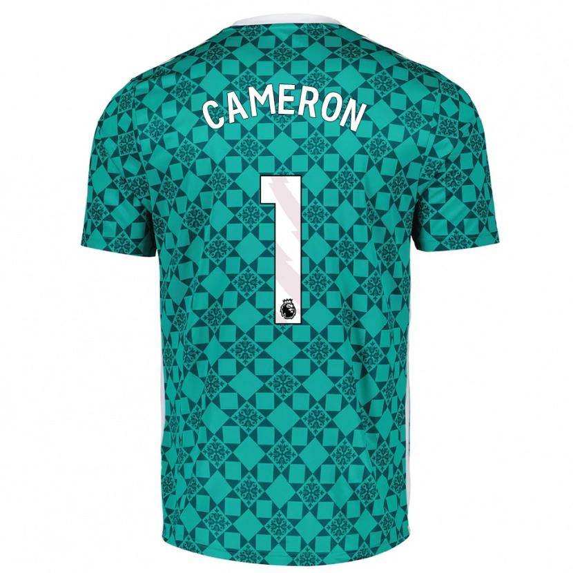 Danxen Herren Dan Cameron #1 Trikot Grün Weiß Torwarttrikot 2025/26 Österreich