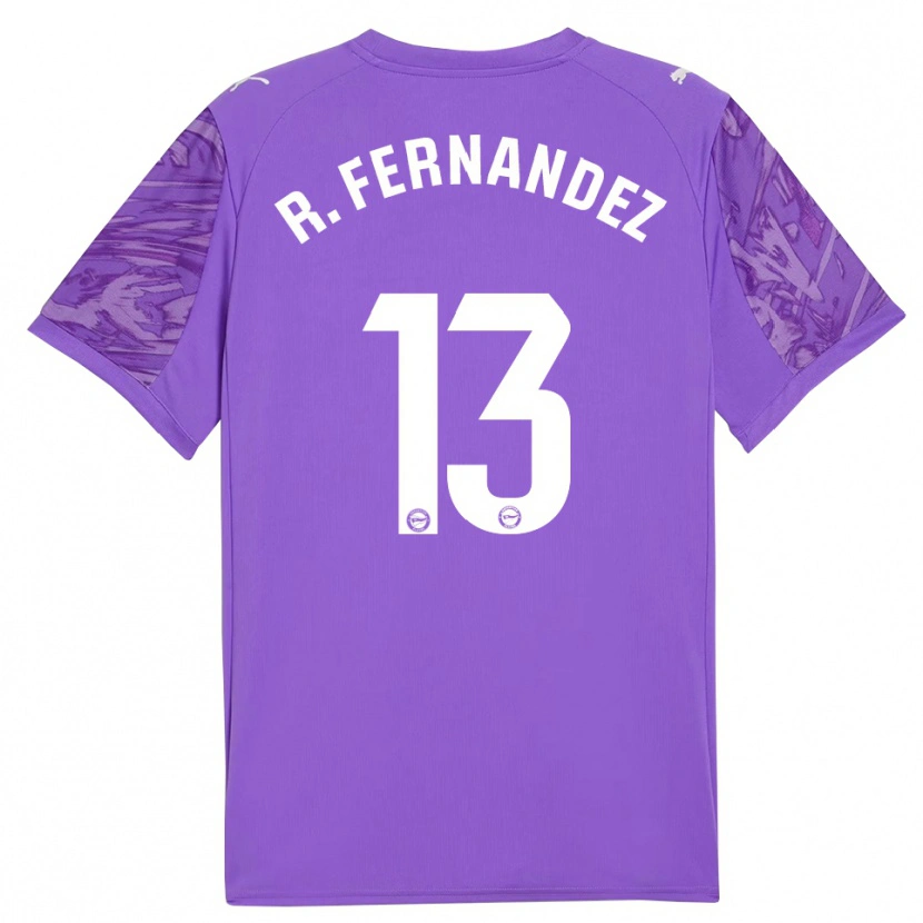 Danxen Herren Raúl Fernández #13 Trikot Violett Weiß Torwarttrikot 2025/26 Österreich