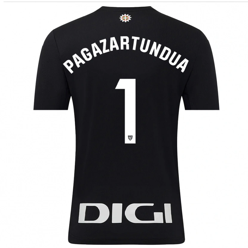 Danxen Herren Iker Pagazartundua #1 Trikot Schwarz Weiß Torwarttrikot 2025/26 Österreich